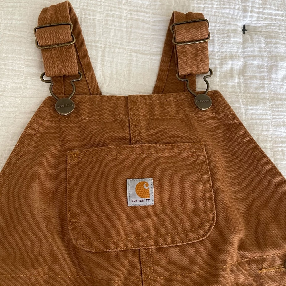 Toddlers Carhartt Washed Bib Overalls💕